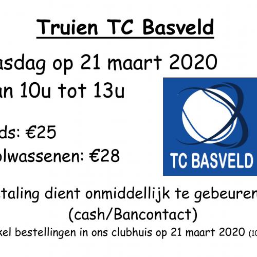 Truien met TC Basveld Logo